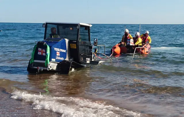 Lifeboat launch