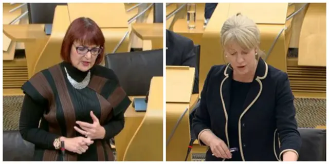 Health and Sport Secretary Shona Robison and Communities, Social Security and Equalities Secretary Angela Constance