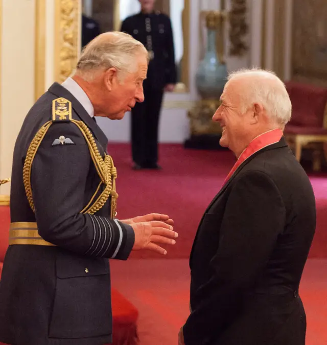 Prince Charles and Rick Stein CBE