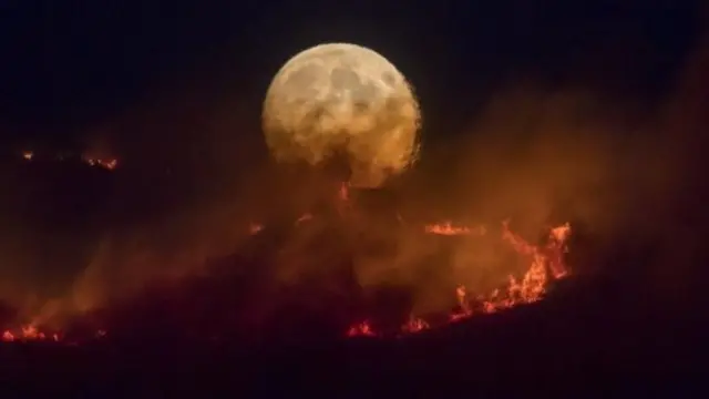 The fire on Saddleworth Moor