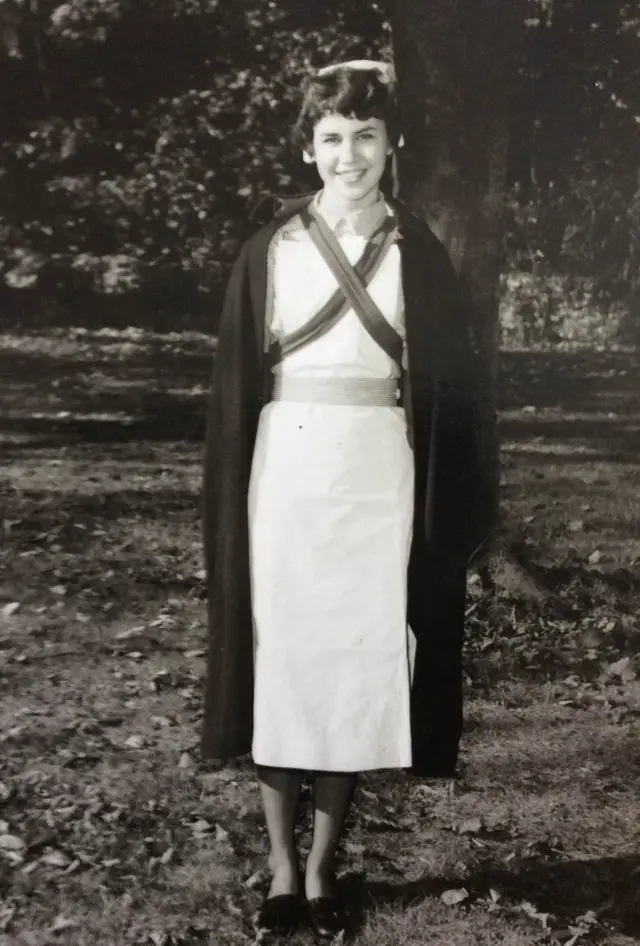 Marion Kirby in her nurses uniform