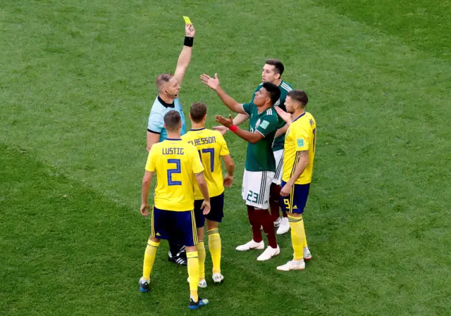 Jesús Gallardo sees an early yellow for Mexico