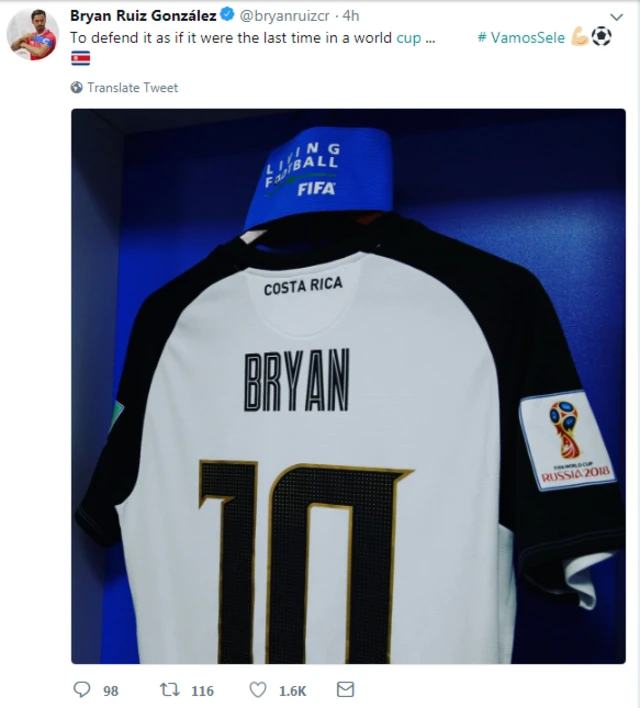 Bryan Ruiz shirt