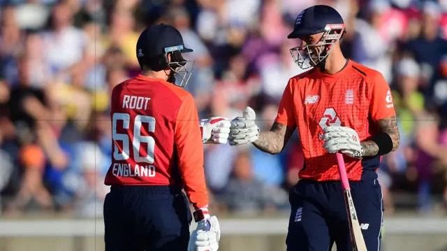 Alex Hales and Joe Root