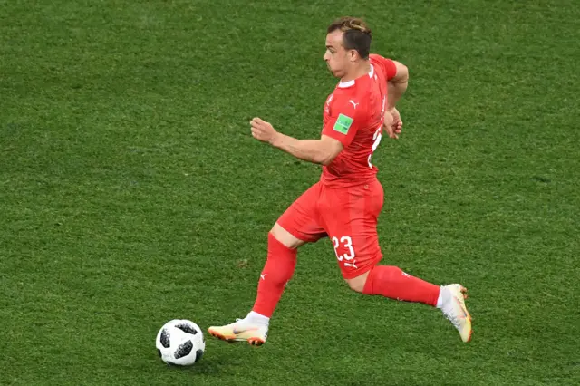 Switzerland's Xherdan Shaqiri