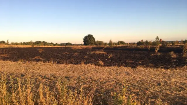 Fire near KIdsgrove