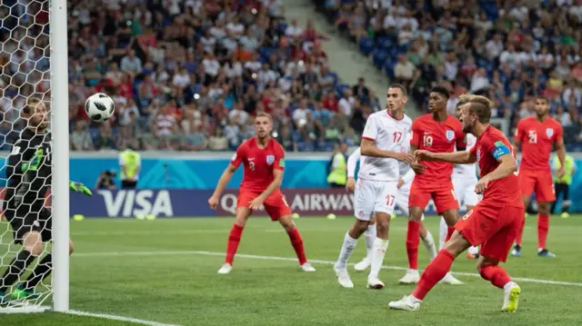 Harry Kane scored England's winner against Tunisia