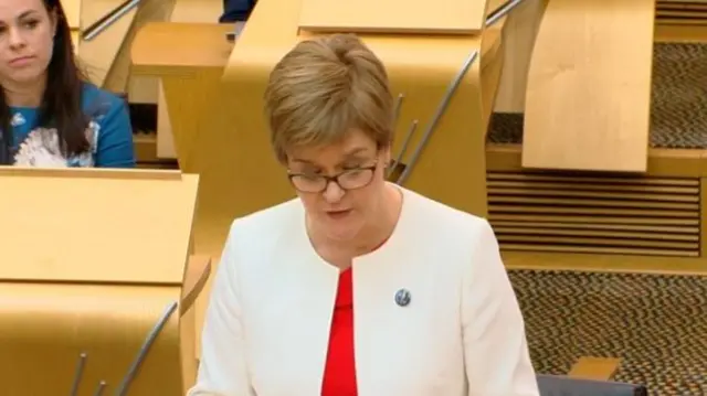 First Minister Nicola Sturgeon