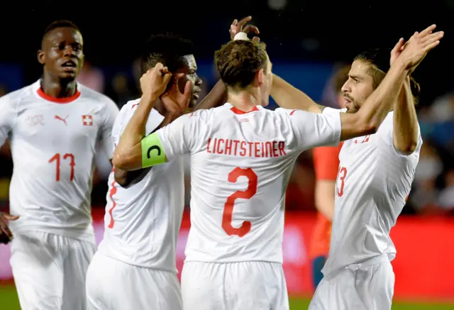 Switzerland celebrate