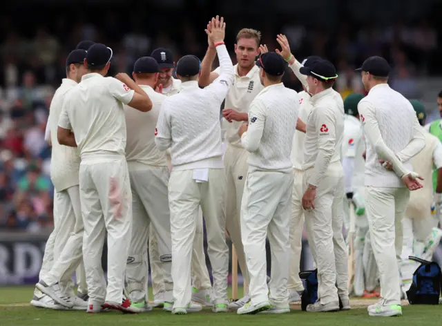 England celebrate