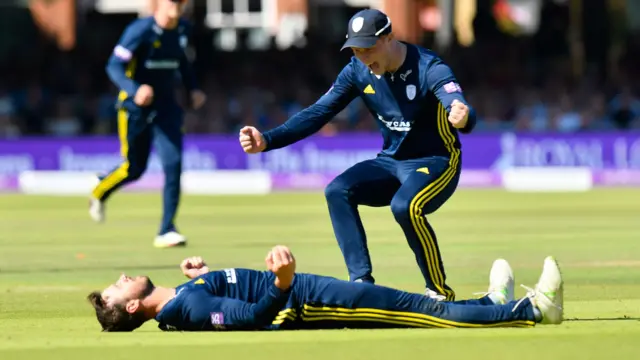 Hampshire celebrate