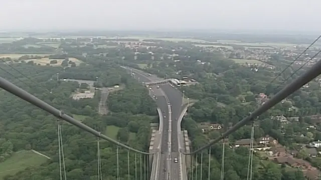 View from Humber Bridge