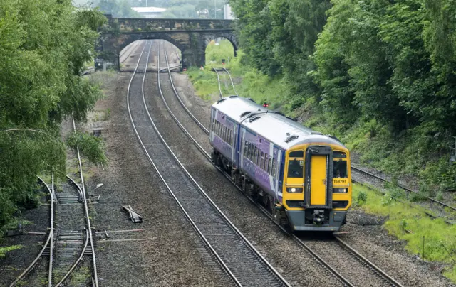 Northern train in Leeds