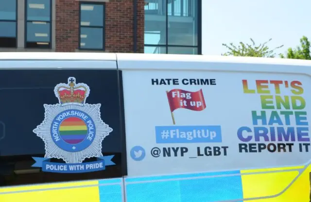 Pride police van