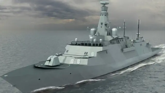 Image of what a Type 26 frigate will look like