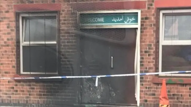 Mosque fire