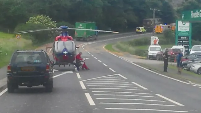 A38 crash scene