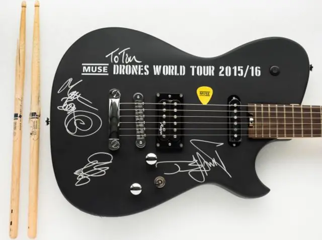 signed guitar