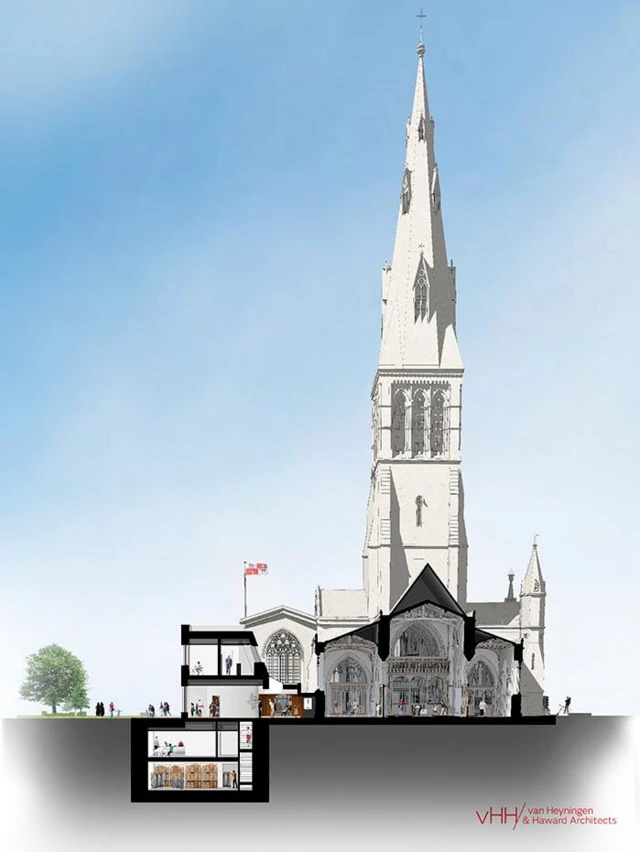 Leicester Cathedral plans