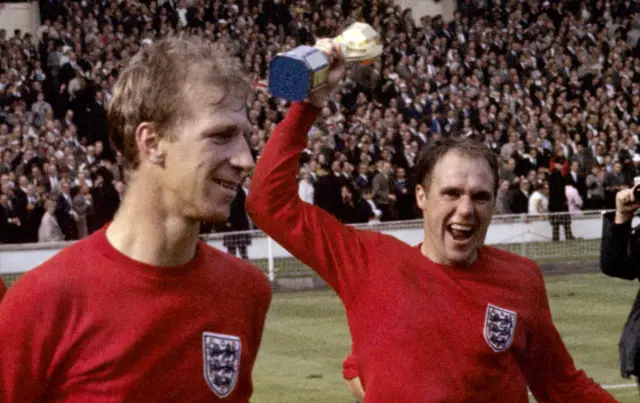 Ray Wilson with World Cup