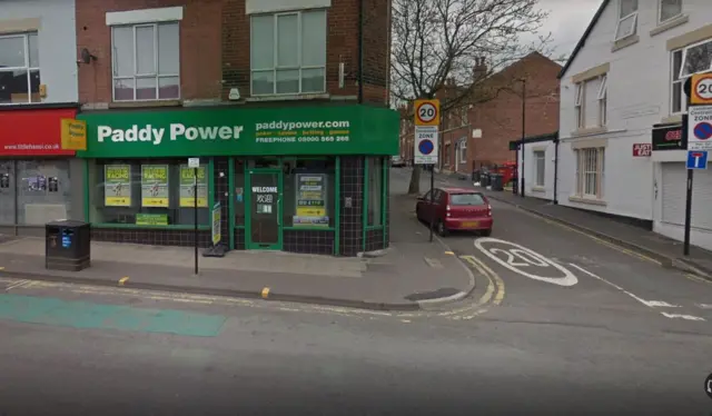 Bookmakers shop