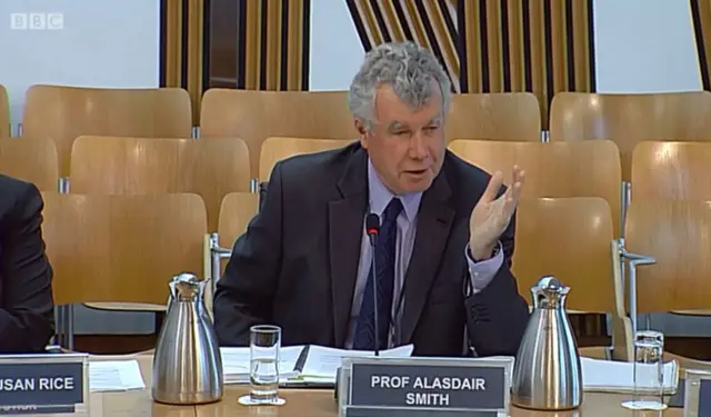 Professor Alasdair Smith from the Scottish Fiscal Commission