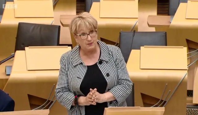 Legal Affairs Minister Annabelle Ewing