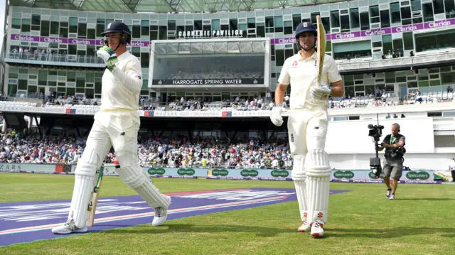 Keaton Jennings and Alastair Cook