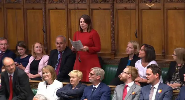 Melanie Onn MP speaking in Prime Minister's Questions
