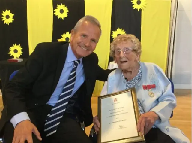 Bee Lady receives British Empire Medal