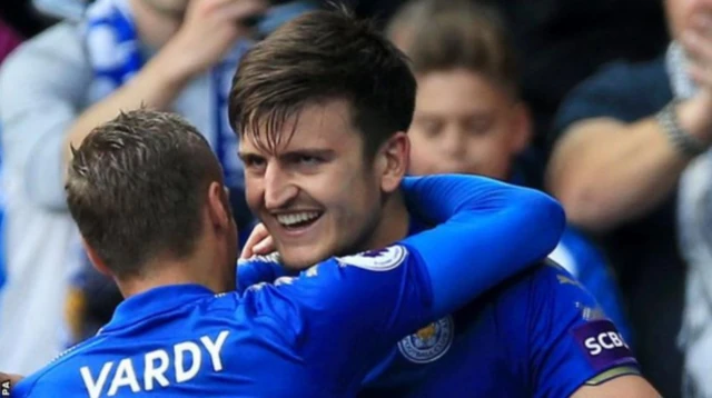 Jamie Vardy and Harry Maguire