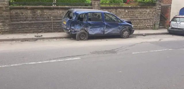 Lorry damage