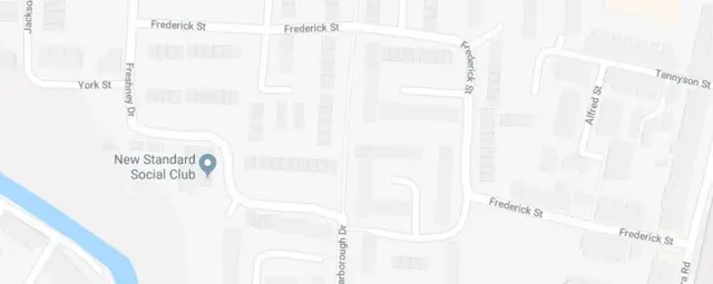 Map of Fredrick Street