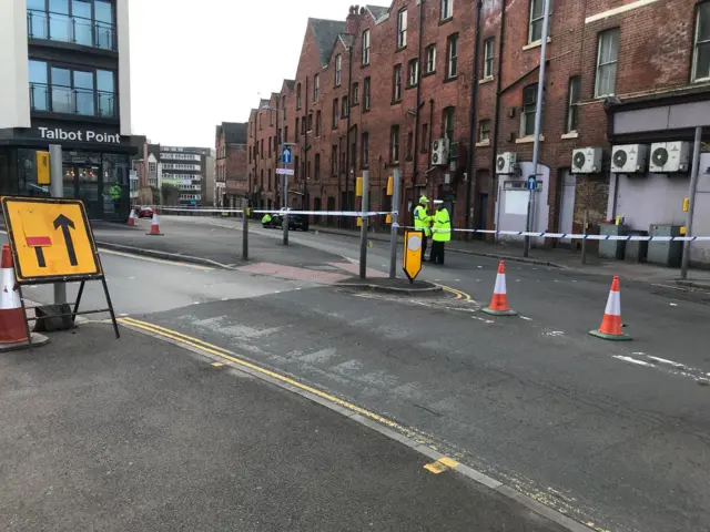 police cordon nottingham