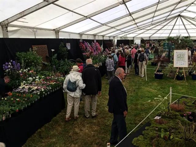 Flower Show marquee