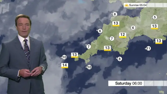 Weather in Devon and Cornwall