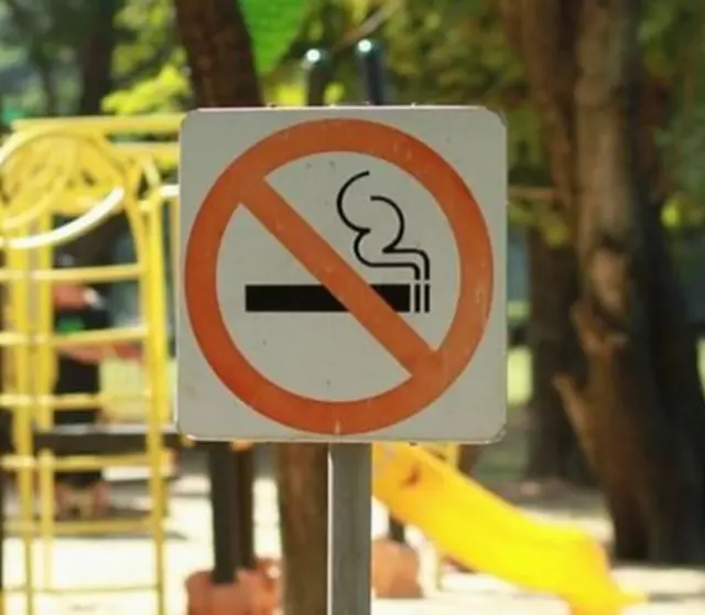 No smoking sign