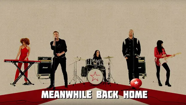 Ricky Wilson and Freddie Flintoff still from music video