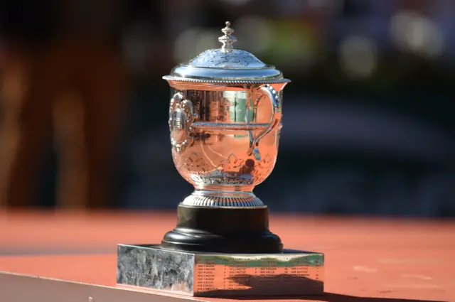 French Open women's trophy