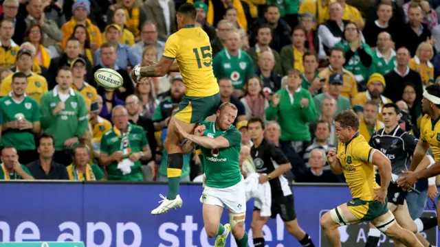 Keith Earls Israel Folau