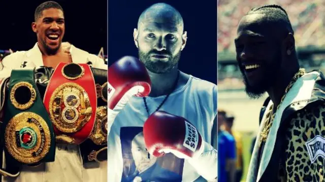 Anthony Joshua, Tyson fury, Deontay wilder