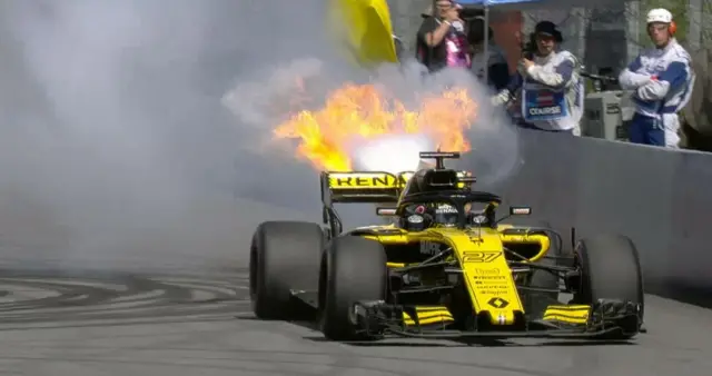 Hulkenberg engine failure