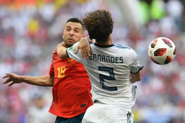 Jordi Alba Mario Fernandes