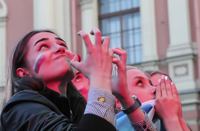 Russia fans