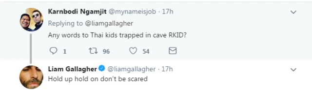 Any words to Thai kids trapped in cave RKID? Hold up hold on don't be scared