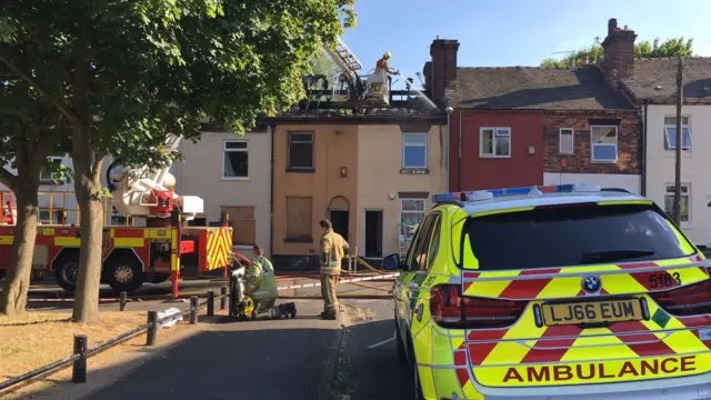 Fire in Hanley