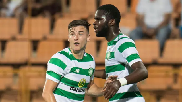 Kieran Tierney and Odsonne Edouard