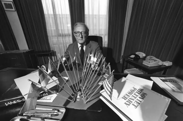 Lord Carrington, at NATO, in 1984