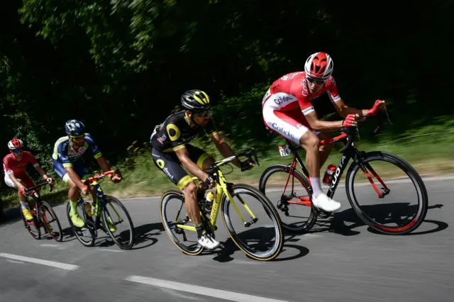 Anthony Perez, Guillaume van Keirsbulck, Jerome Cousin and Dimitri Claeys