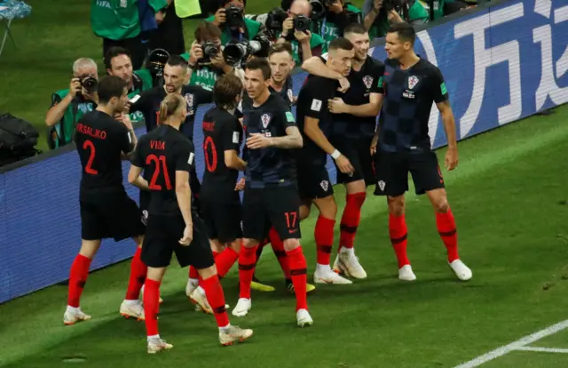 Croatia 1-1 England